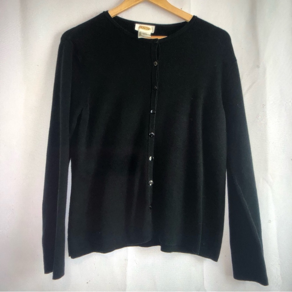 Talbots Black Cardigan